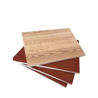 4x8 wood grain melamine laminated plywood board 18mm