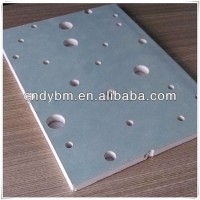 Modern Design 6mm Round Hole Perforated Gypsum Board/plasterboard